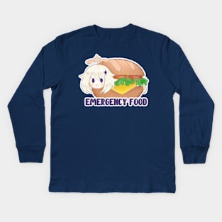 Paimon - Emergency Food Kids Long Sleeve T-Shirt